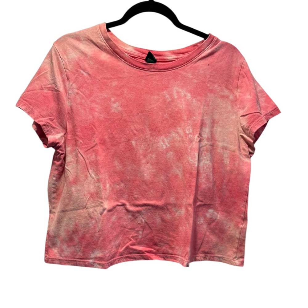 Wild Fable Pink Boxy Crop T-Shirt